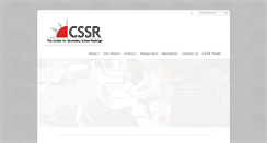 Desktop Screenshot of cssr.us